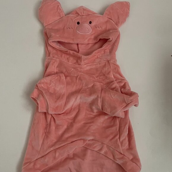 Piggy Pet Hoodie – Soft Plush Costume - Picture 1 of 12